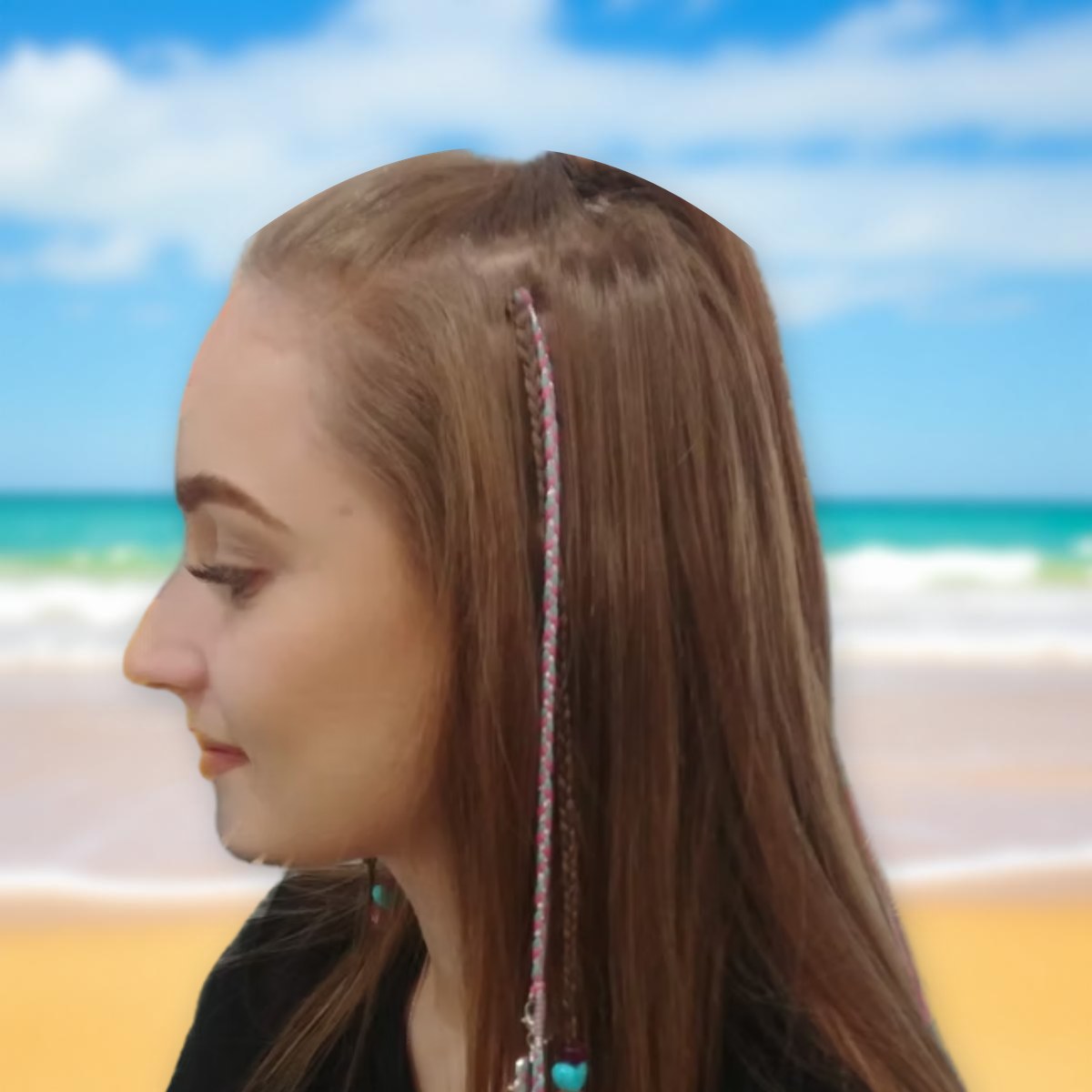 Hair Wraps braid style at Mermaid Braids Gold Coast